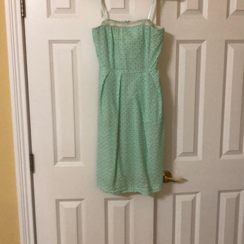 J Crew factory seersucker bubble dress